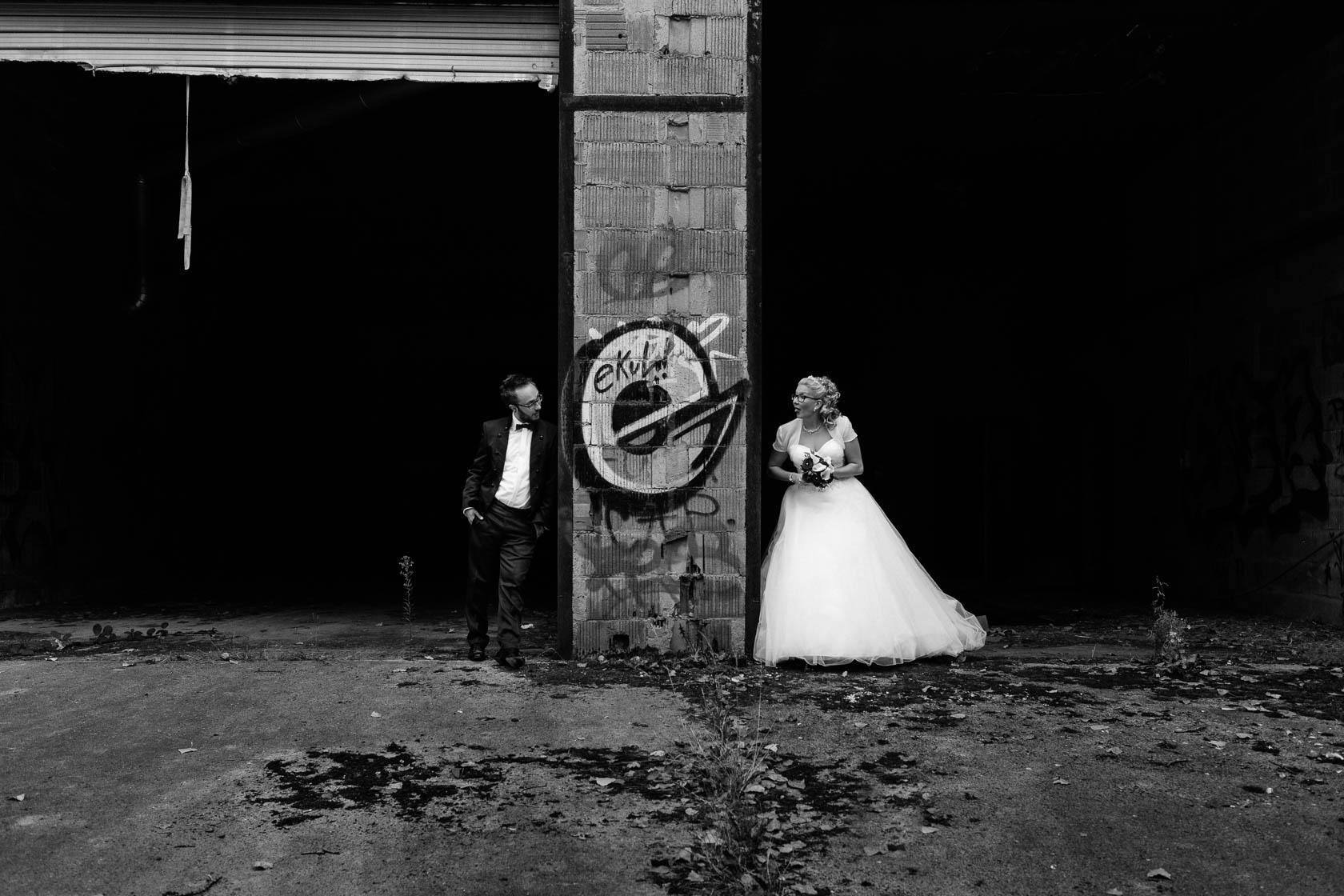 After Wedding Shoot Eileen und Christoph Spass muss sein Alte Fabrik Raum Mannheim