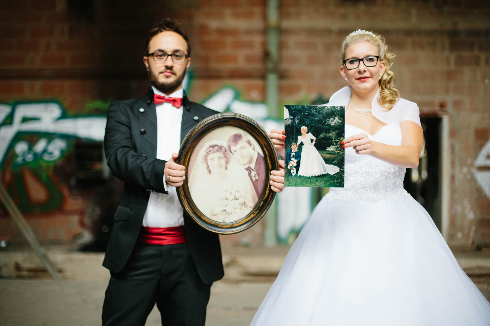 After Wedding Shoot Eileen und Christoph Alte Hochzeitsfotos neu interpretiert