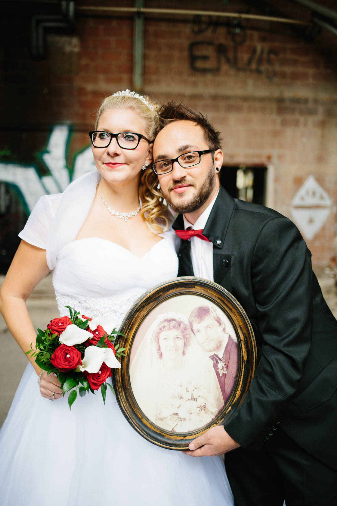 After Wedding Shoot Eileen und Christoph Alte Hochzeitsfotos neu interpretiert