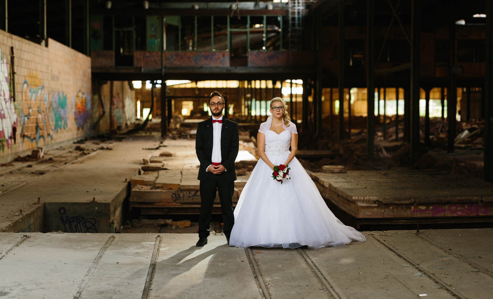 After Wedding Shoot Eileen und Christoph Hochzeitsfotos alte Fabrik