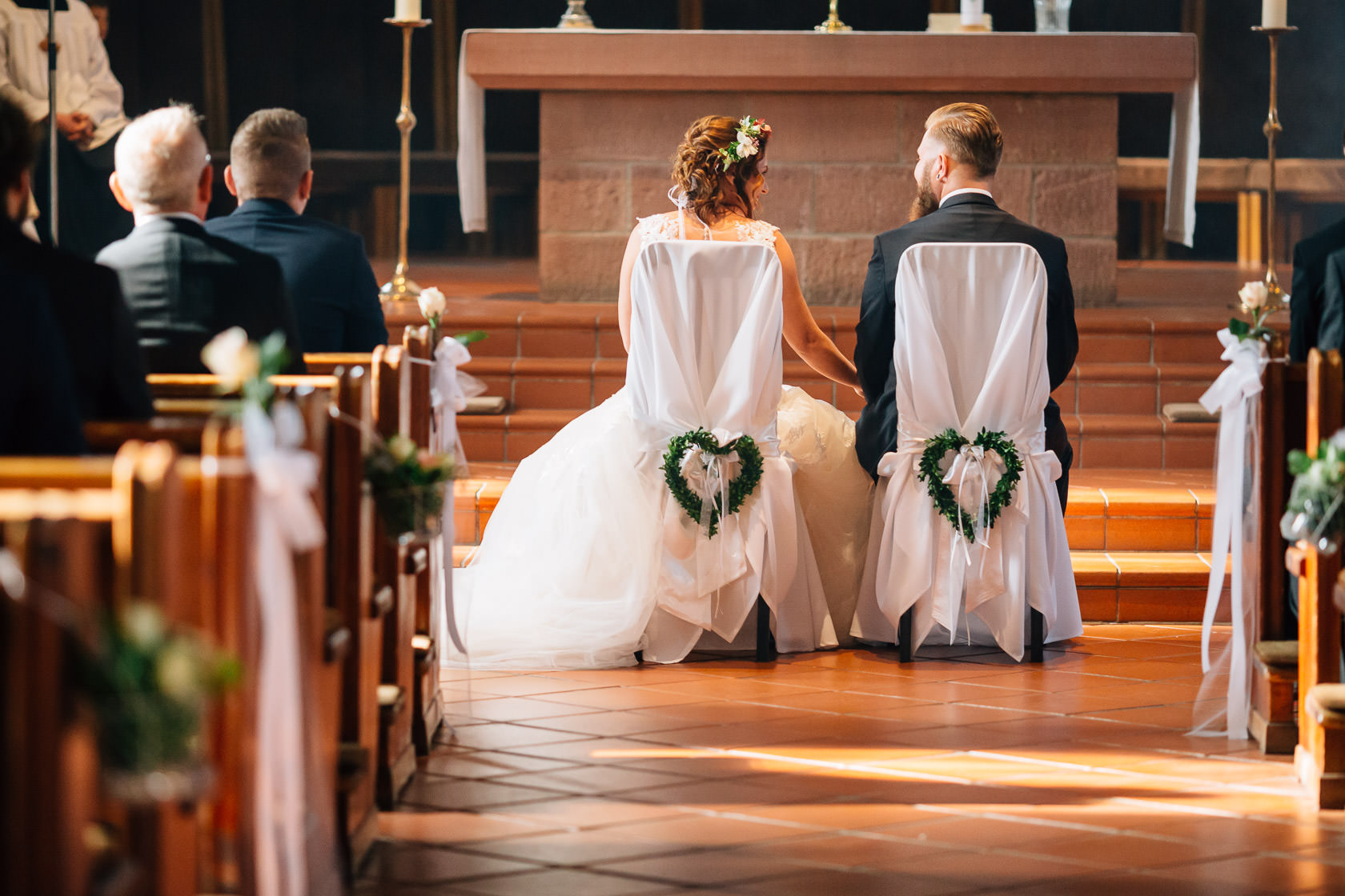 Boho Hochzeit in Waghaeusel Kirchliche Trauung in Wiesental